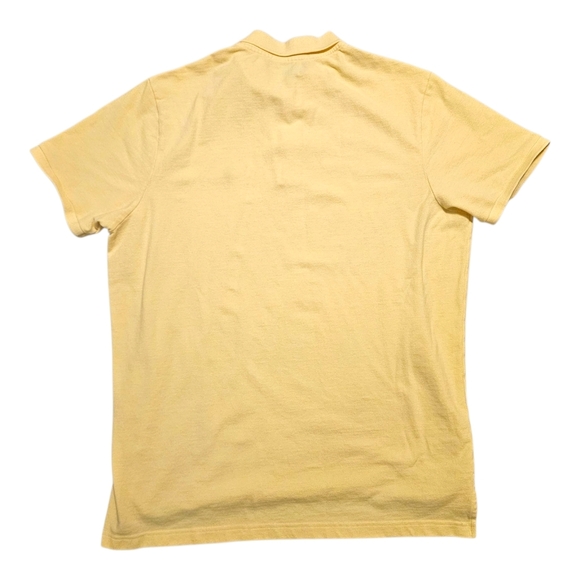 US Polo Assn Mens Short Sleeve Shirt Butter Yellow XL 100% Cotton Classic Fit - Picture 5 of 7